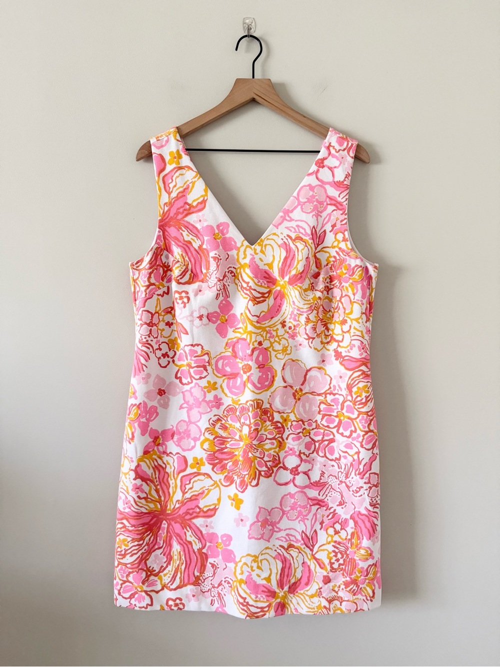 Lilly Pulitzer "Mikayla" Shift Dress in "Happiness Is" Size XL
